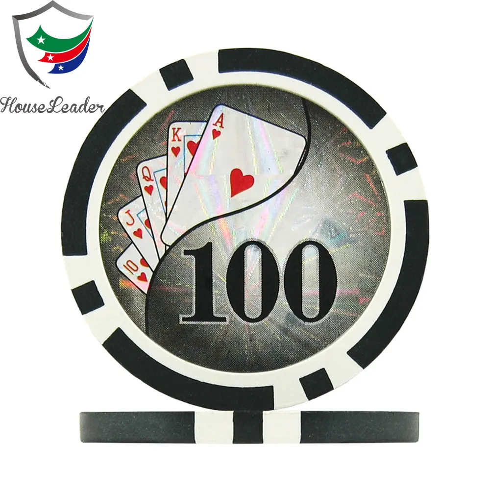 11.5g Casino Cheap Custom Blank Printable Sticker Wholesale Plastic Used Clay Poker Chips
