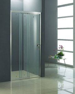 Marco de aluminio plegadora <span class=keywords><strong>tiple</strong></span> puerta de la ducha y mampara ducha cabina de ducha simple (KD4101) - Product Image 1
