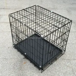 Caja de plástico para perros, Perrera de alambre soldado, jaula China para perros