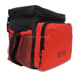 Caliente mejor venta personalizadas picnic acampar al aire libre aislado bolso más fresco rojo para latas <span class=keywords><strong>de</strong></span> cerveza - Product Image 1