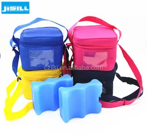 Insulated Cooler Reusable Thermal Food Delivery Insulated Breastmilk Cooler Bag With Ice Pack