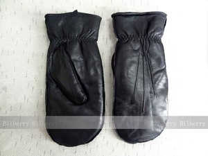 Señora Bebé <span class=keywords><strong>Manopla</strong></span> Invierno Guantes <span class=keywords><strong>de</strong></span> Cuero <span class=keywords><strong>de</strong></span> piel <span class=keywords><strong>de</strong></span> Cabra Genuina - Product Image 2