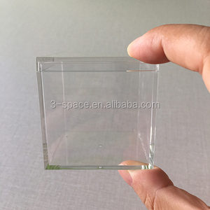 Đám Cưới Nhựa Trong Suốt Rõ Ràng Cube Favor Hộp Kẹo Ngọt Bánh Quà Tặng Túi - Product Image 6