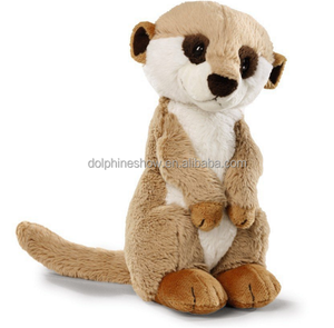 Cartoon Knuffel Pluche Meerkat Zachte Speelgoed Custom Levensechte Kids Bruin Mongoose Knuffel