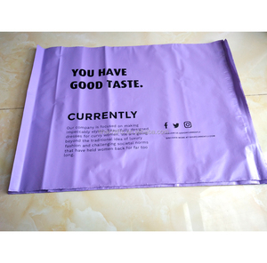 Personalizzato guarnizione di auto di Plastica viola Sacchetto della posta Corriere/espresso con il vostro logo - Product Image 2