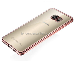 Ốp Điện Thoại TPU Mềm Mạ Cao Su Trong Suốt Pha Lê Cho Ốp Điện Thoại Samsung Galaxy S6 Edge S7 Edge - Product Image 3