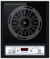 Cuisinière à induction à un seul brûleur avec commande par bouton à prix avantageux