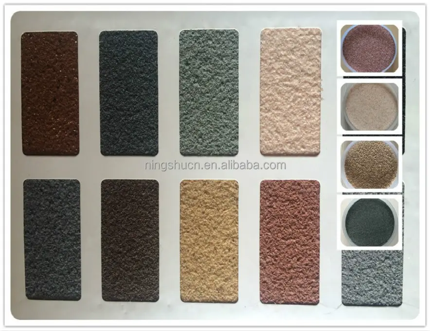 Factory hot direct sell color sand natural stone paint coating