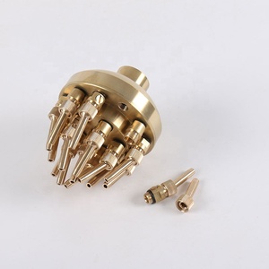 Cabezal de boquilla de fuente de flor de 3 capas ajustable de latón 1 "1-1/2" 2" - Product Image 3