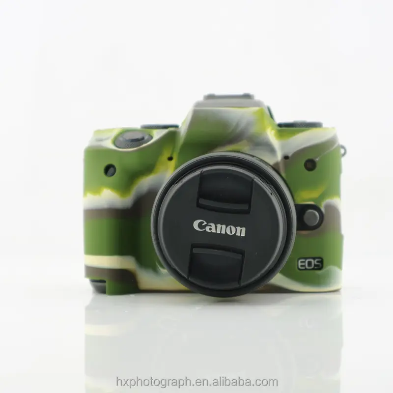 Funda de cámara de silicona de camuflaje para Canon EOS M5, superventas