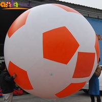 Prix usine pvc Gonflable ballon de football/football ballon d'hélium pour le spectacle