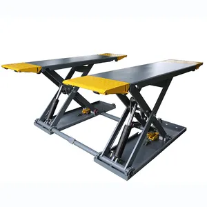 portable scissor lift with mobile kit features heavy duty castor wheels for easy mobility