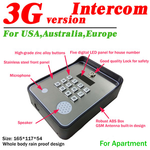 3g versão 400 casa standalone impermeável <span class=keywords><strong>gsm</strong></span> teclado sem fio porta interfone acesso controlador - Product Image 2