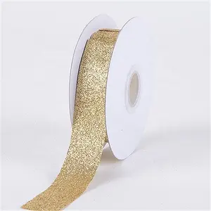 Polyester Ribbon Packaging, Polyester Glitter Ribbon