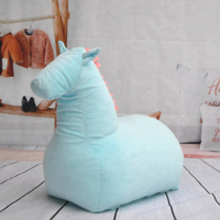Blauer Pferde-Sitzsack für Kinder