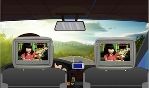 7 "inch Cab <span class=keywords><strong>taxi</strong></span> 3G 4G Wifi LCD Máy nghe nhạc quảng cáo tựa đầu với hệ điều hành <span class=keywords><strong>Android</strong></span> - Product Image 3