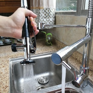 Dubai — tête d'extension personnalisée, cuisine moderne avec <span class=keywords><strong>Double</strong></span> <span class=keywords><strong>sortie</strong></span>, robinet d'<span class=keywords><strong>eau</strong></span> à 2 voies en laiton - Product Image 5