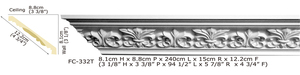 Hoge Kwaliteit Mooie Goedkope Decoratieve <span class=keywords><strong>Pu</strong></span> Polyurethaan Decoratieve Kroonlijsten Bouwmaterialen - Product Image 6