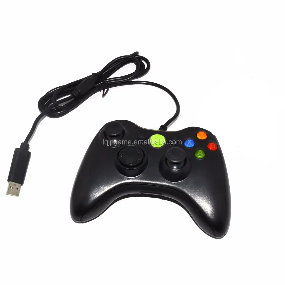 Lqjp Cho Xbox 360 Điều Khiển Có Dây Màu Đen/Trắng USB Có Dây Điều Khiển Cho Xbox 360/PC/Windows