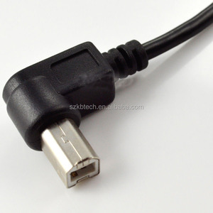 Câble de scanner d'imprimante HD USB 2.0 a mâle à angle gauche de 90 degrés de type B mâle en cuivre pur pour appareils photo et appareils USB d'ordinateur - Product Image 3