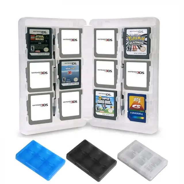 Commercio all'ingrosso 28 in 1 Supporto Della Scheda di Memoria Cartuccia di Gioco di Caso di Immagazzinaggio Box Per 2DS per Nintend 3DS LL XL DS giochi di Carte NAVE VELOCE