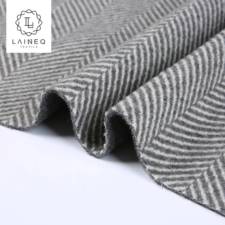 Top Quality Soft Hand Feeling Melton Wool Velvet Fabric Material Suit Fabric