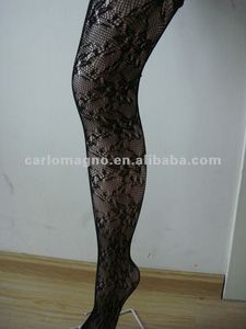 Negro pantyhose sexy nylon <span class=keywords><strong>medias</strong></span> <span class=keywords><strong>baratas</strong></span>, señora LACE pantyhose - Product Image 2