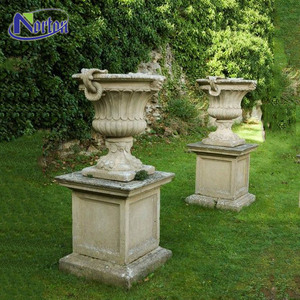 Diseño clásico romano al aire libre cuadrado Jardín <span class=keywords><strong>de</strong></span> piedra natural tallado a mano macetas <span class=keywords><strong>de</strong></span> mármol maceta jarrones <span class=keywords><strong>de</strong></span> granito <span class=keywords><strong>para</strong></span> <span class=keywords><strong>cementerio</strong></span> - Product Image 5