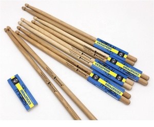Baquetas de <span class=keywords><strong>Madera</strong></span> de Roble para Batería, Jazz 5A 7A, Baquetas de <span class=keywords><strong>Madera</strong></span> para Niños y Adultos, Baquetas Eléctricas - Product Image 1