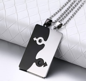 Collier <span class=keywords><strong>Symbole</strong></span> Masculin à la Mode Collier Pendentif Gay pour Couples - Product Image 4