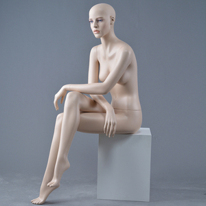 Maniquí Femenino de Cuerpo Completo, Realista, Curvilíneo, Sexy, Desnudo, Sentado, para la Venta - Product Image 4