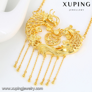 Joyería Xuping al por Mayor, Juego de Joyería de Lujo Vintage con Dragón, Regalo para Bodas Chinas, Chapado en Oro - Product Image 5