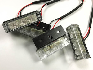 Đèn Nhấp Nháy Lưới Tản Nhiệt Xe Hơi Khẩn Cấp <span class=keywords><strong>DC</strong></span> <span class=keywords><strong>12V</strong></span> 4X3LED Đèn Nhấp Nháy Khẩn Cấp Cảnh Báo Đèn Nhấp Nháy Xe Cứu Thương Xe Tải - Product Image 4