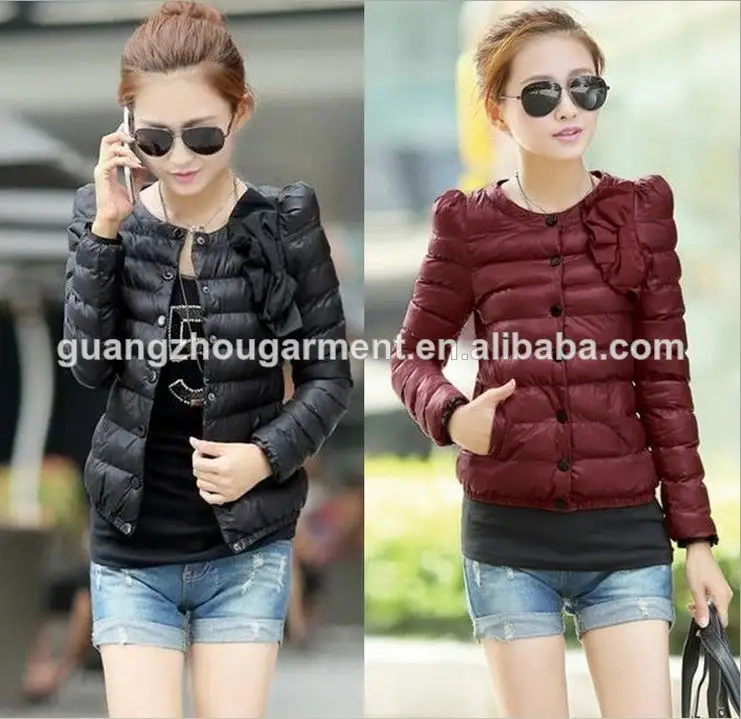 2014 новые женские зима теплая краткий верхняя одеёда вниз пальто утолщаются парка куртка одеёды китайского завода