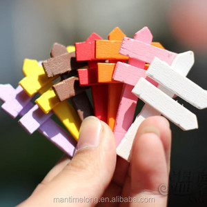 Miniatura de valla decorativa para paisajismo, micro miniatura artificial, pequeño poste de señalización, accesorios DIY, material mtl mtl - Product Image 1
