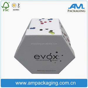 Venta al por mayor de hexagonal de la caja de papel 12 botellas de 8 botella de ampolla caja médica embalaje exterior - Product Image 3