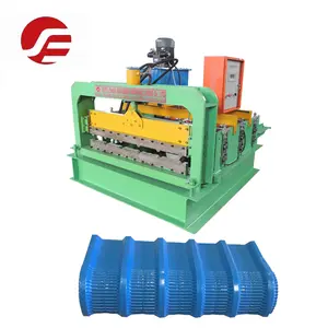 Trung Quốc Làm Cho Cong Tấm Không Khung Vòm Thép Kim Loại Roof Bảng Điều Chỉnh Roll Forming Machine