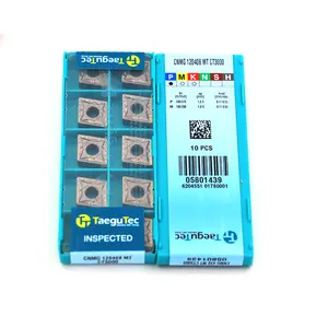 Inserts en carbure pour tagutec, taille unique, outil de tournage, cnc, CNMG120408 MT CT3000