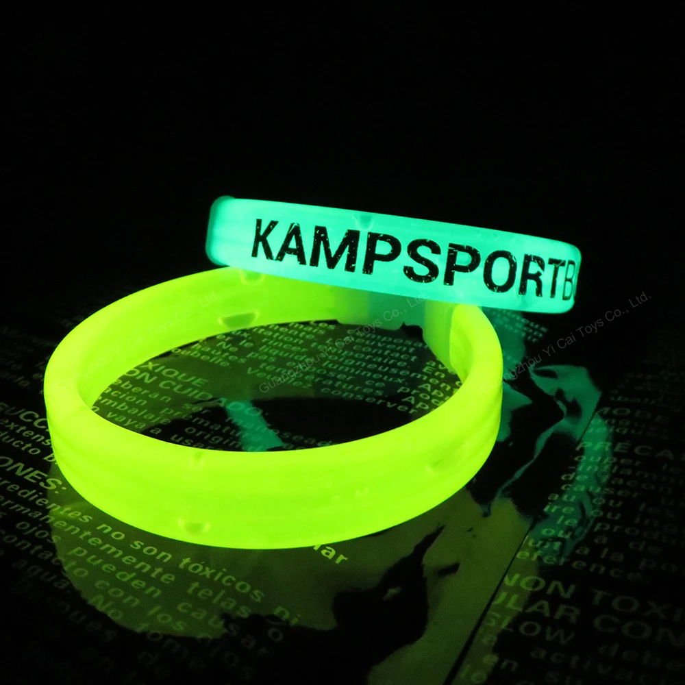 Светящийся браслет-палочка для мероприятий и вечеринок с принтом логотипа