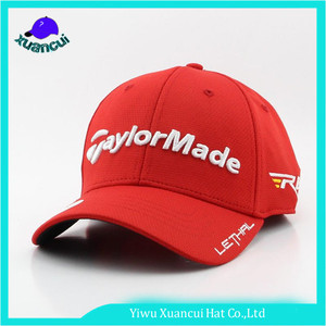 Comercio al por mayor Flexfit Gorras Equitación 3d Bordado Gorra de Béisbol Roja Botón En la Parte Superior - Product Image 1