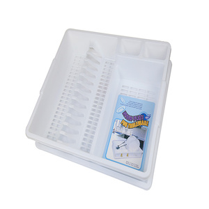 Good Quality Plastic <strong>Dish</strong> <strong>Drainer</strong> Rack <strong>With</strong> <strong>Drip</strong> <strong>Tray</strong> - Product Image 2
