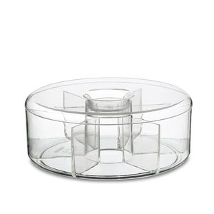 Bán Buôn Tùy Chỉnh 8 Phần Rõ Ràng <span class=keywords><strong>Acrylic</strong></span> Lưu Trữ Chủ Trà Túi Hộp - Product Image 1