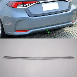 Car Accessories Decoration ABS Rear Bumper Skid Molding Cover Trim For Toyota Corolla 2019 Car-styling