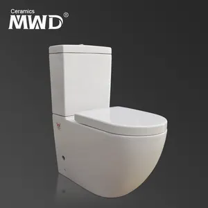 MWD जर्मन शौचालय ब्रांडों दौर सफेद लक्जरी शौचालय यूनिवर्सल इनलेट सिरेमिक शौचालय