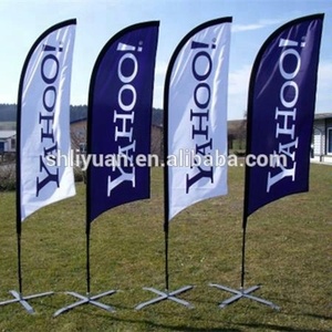 Benutzer definierte Fabrik rechteckige Strand flaggen Banner <span class=keywords><strong>Promo</strong></span>-Displays mit wasserdichtem Polyester-Material - Product Image 4