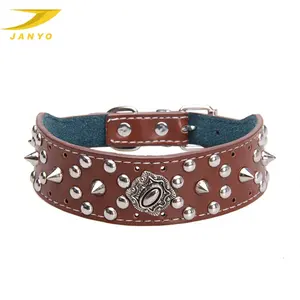 High quality New design vintage with metal 4 inch dog collar