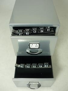 Metal Name <b>Card</b> & <b>Note</b> <b>Holder</b> Cabinet - Product Image 6