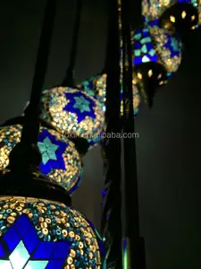 FL9M01 Istanbul Artigianato Arte del Mosaico Turco decorativo unico lampade da terra