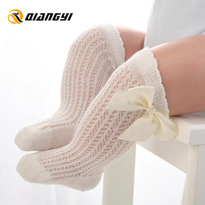 Chaussettes en dentelle de couleur Pure <span class=keywords><strong>pour</strong></span> nouveau-né, unisexe, chaussettes hautes en dentelle <span class=keywords><strong>pour</strong></span> bébé - Product Image 6