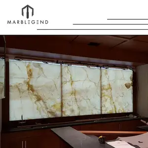 White Marble Slab Best Quality Polished Translucent Backlit Marble White Onyx Slab